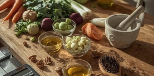 Jarmuż z witaminami C i K jako naturalne wsparcie przeciw łamaniu włosów