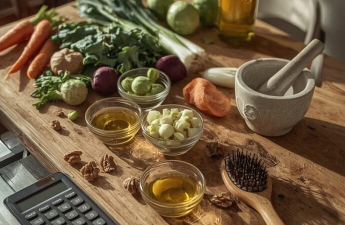 Jarmuż z witaminami C i K jako naturalne wsparcie przeciw łamaniu włosów